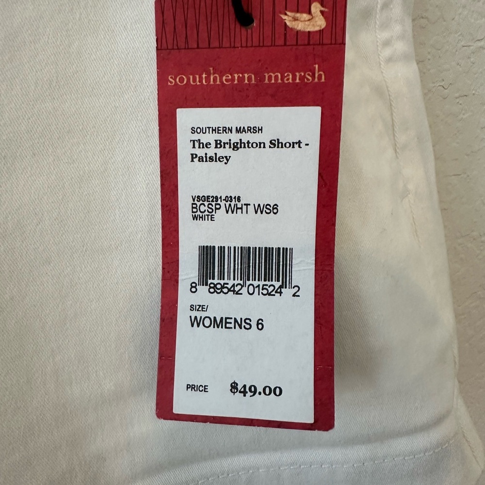 NWT Southern Marsh Brighton White 6 Women’s shorts - Picture 8 of 11